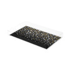 Pretty Girly Gold Glitter Dots Illustration