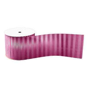 Pretty Girly Pink Stripes Grosgrain Ribbon