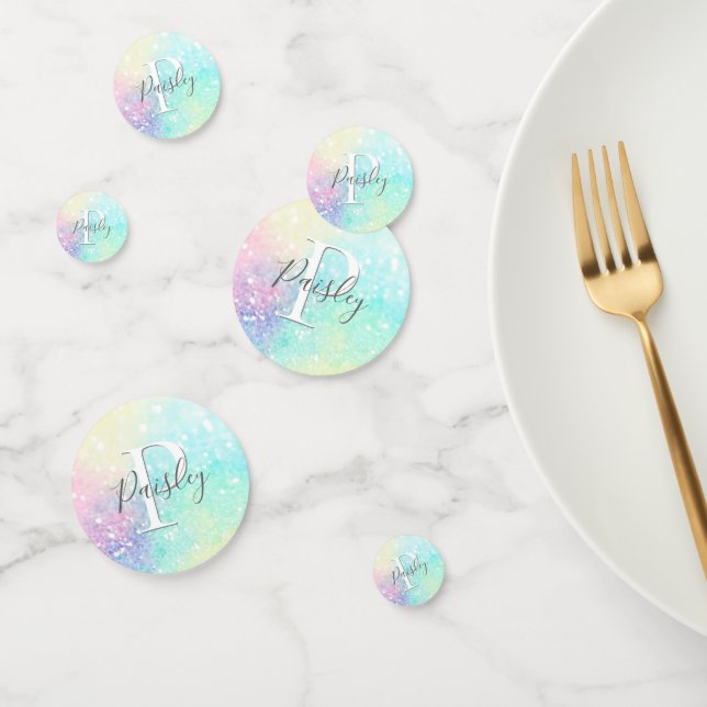Pretty Glitter Holographic Iridescent Girly Confetti (Group)