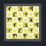 PRETTY GOLD DANCER CHRISTMAS DESIGNS KEEPSAKE BOX<br><div class="desc">This cute and adorable Dancer will love our joyous and jolly Dancing and Ballerina Christmas Dancing design on wrapping paper, gift bags, stockings, ornaments and more. This spectacular Dancer would rather be Dancing all day long. This fantastic and festive Dancing design makes a treasured gift for Birthdays, Holidays, or any...</div>