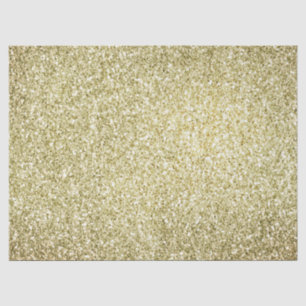Pretty Gold Glitzy Glitter Tissue Paper