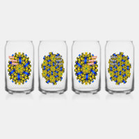 Pretty Golden Flowers Pattern