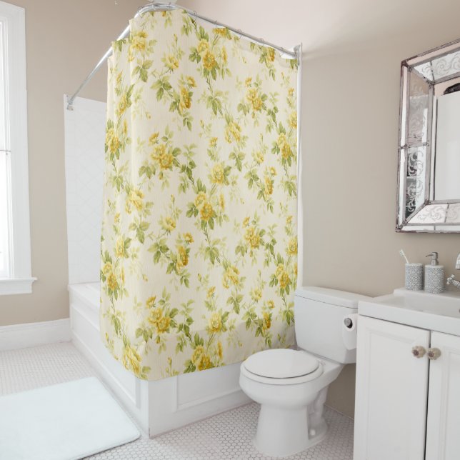 Pretty Golden Yellow Farmhouse Floral (In Situ)