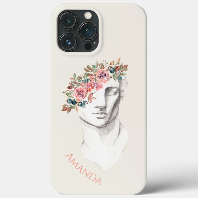 Pretty Greek Ancient Boy Custom Phone Case (Back)