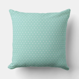 Pretty Green/Mint Reversible Polka Dot Pillow