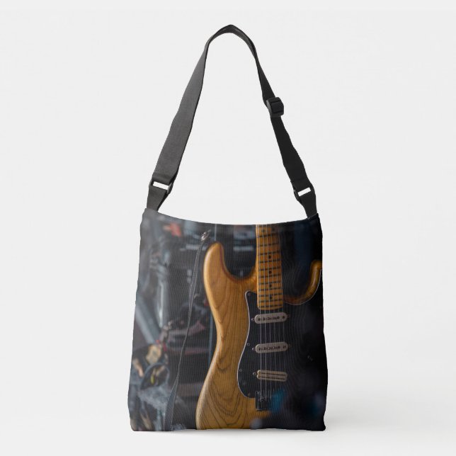 Pretty Guitar Crossbody Bag (Front)