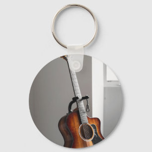 Pretty Guitar Keychain
