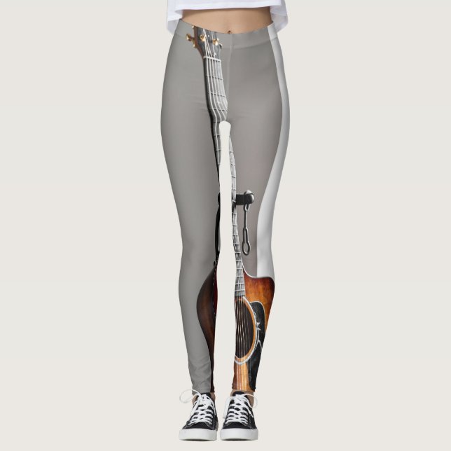 Pretty Guitar Leggings (Front)