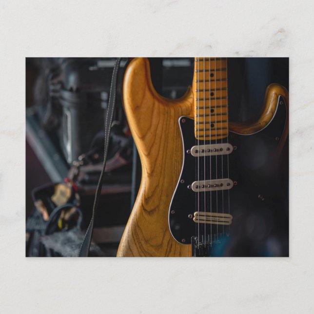 Pretty Guitar Postcard (Front)
