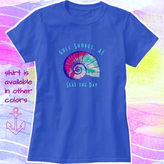 Pretty Gulf Shores Alabama Seashell T-Shirt (Creator Uploaded)