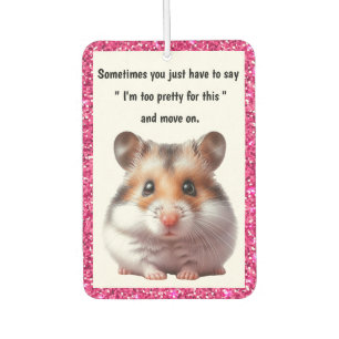 Pretty Hamster Air Freshener
