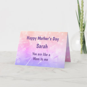 Pretty Happy Mother’s Day Like a Mom Card