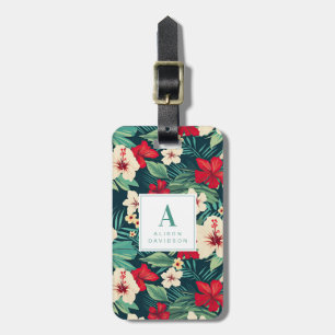 Pretty Hawaiian Flowers Luggage Tags