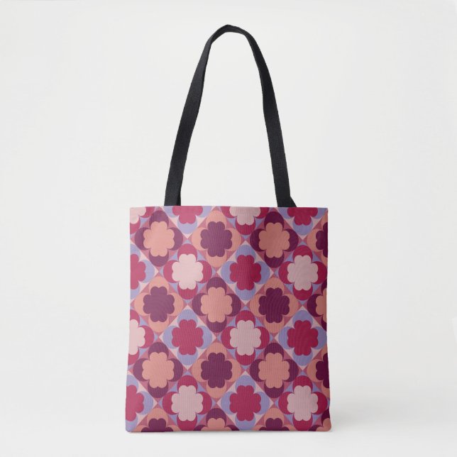 Pretty Heart Pattern  Tote Bag (Front)