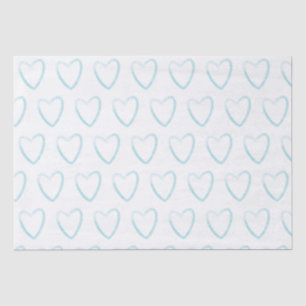 Pretty Heart Wedding Pattern  Tissue Paper