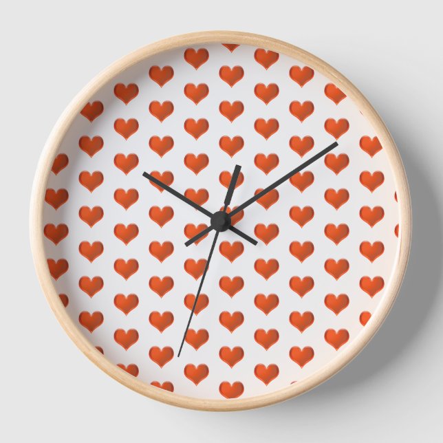 Pretty Hearts Clock (Front)