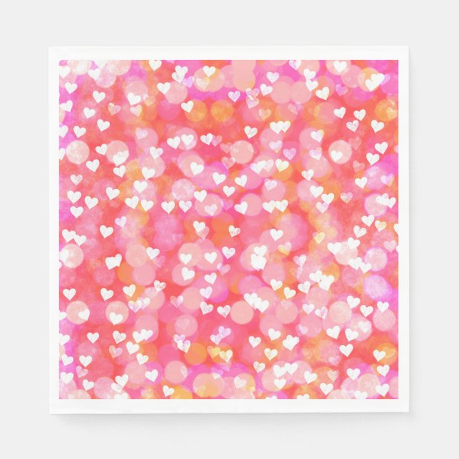Pretty Hearts Napkin (Front)