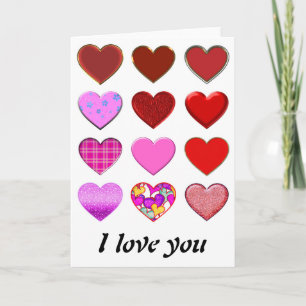 Pretty Hearts Tattoos II for love + your ideas Card