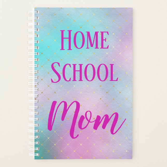 Pretty Homeschool Mom Planner (Front)
