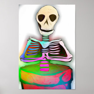 pRetTy HOmO Skeleton Poster