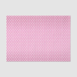 Pretty Hot Pink and White Polka Dots Tissue Paper