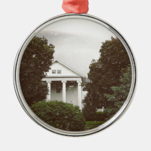 Pretty House Metal Ornament