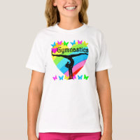 PRETTY I LOVE GYMNASTICS RAINBOW DESIGN