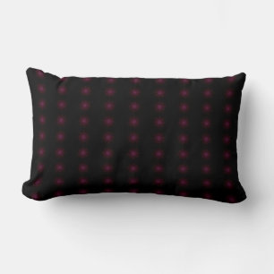 Pretty in black lumbar pillow
