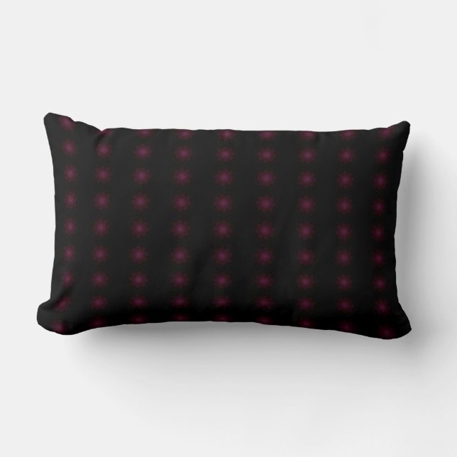 Pretty in black lumbar pillow (Front)
