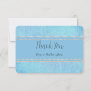 Pretty in Blue Thank You Card
