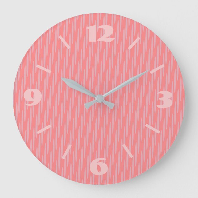 Pretty in Dusty Pink Wall Clock (Front)