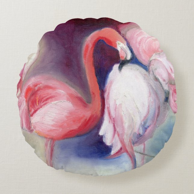 Pretty in Pink 2012 Round Pillow (Front)