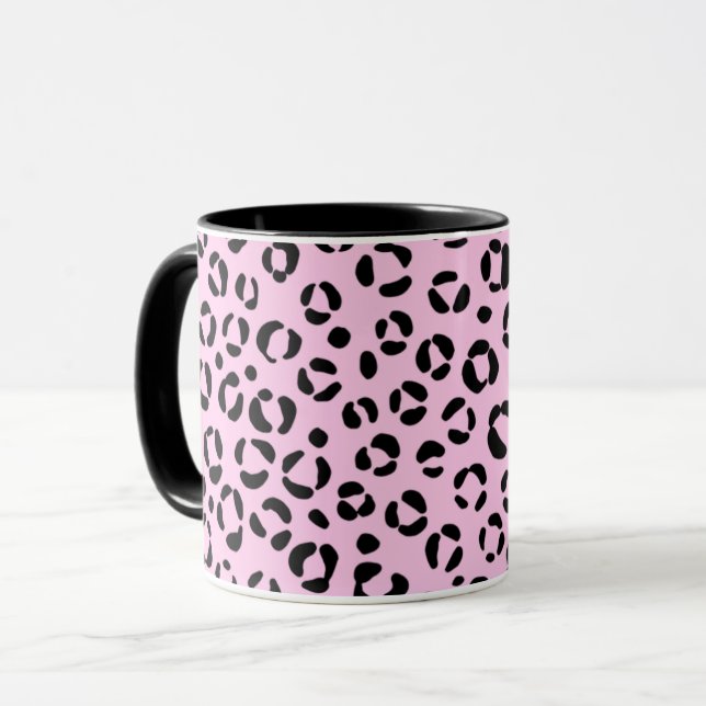 Pretty in Pink Animal Print Mug (Front Left)