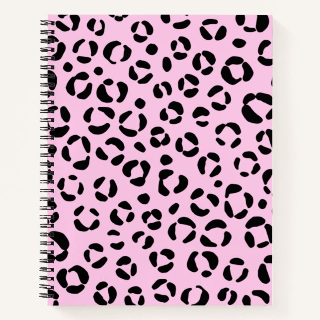 Pretty in Pink Animal Print Notebook (Front)