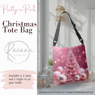 Pretty in Pink Christmas Design Tote Bag