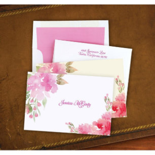 Pretty In Pink Fold Notes