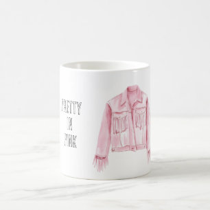 Pretty in Pink Fringe Jacket Coffee Mug