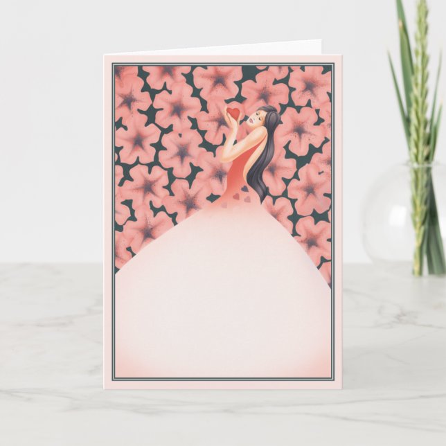 Pretty In Pink © Holiday Card (Front)