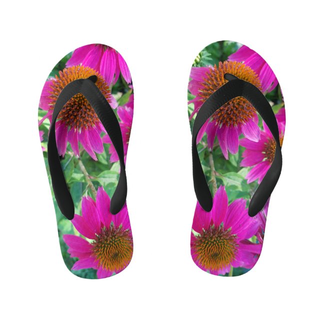Pretty In Pink Kid's Flip Flops (Footbed)
