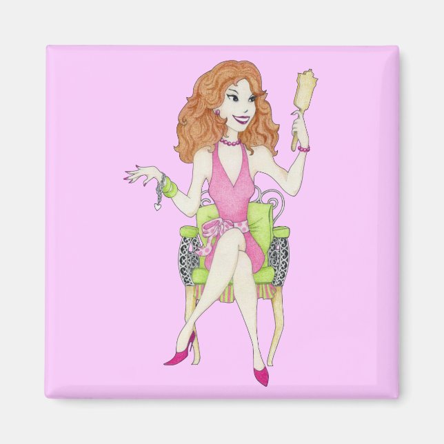 Pretty in Pink Magnet (Front)