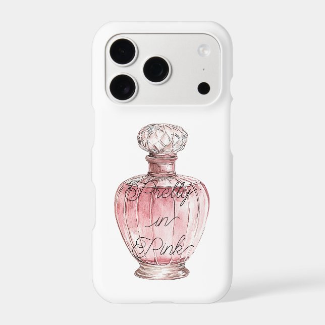 Pretty in Pink Perfume Bottle White (Verso)