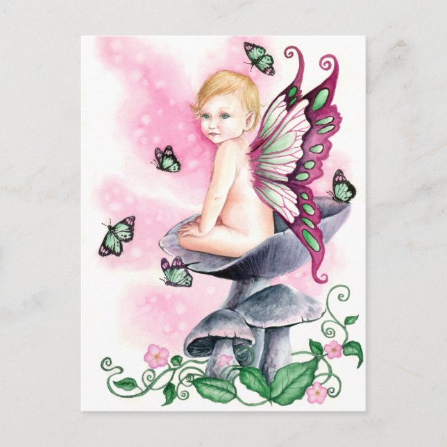 Pretty in Pink Postcard (Front)