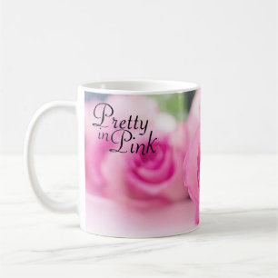 Pretty in Pink Roses Coffee Mug