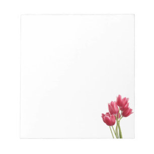 Pretty in Pink Tulips Notepad