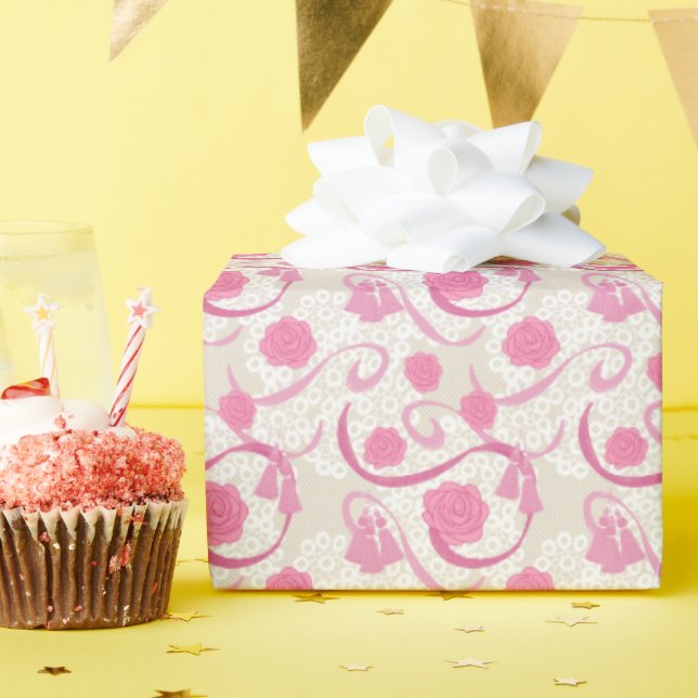 Pretty in Pink  Wrapping Paper (Birthday Party)