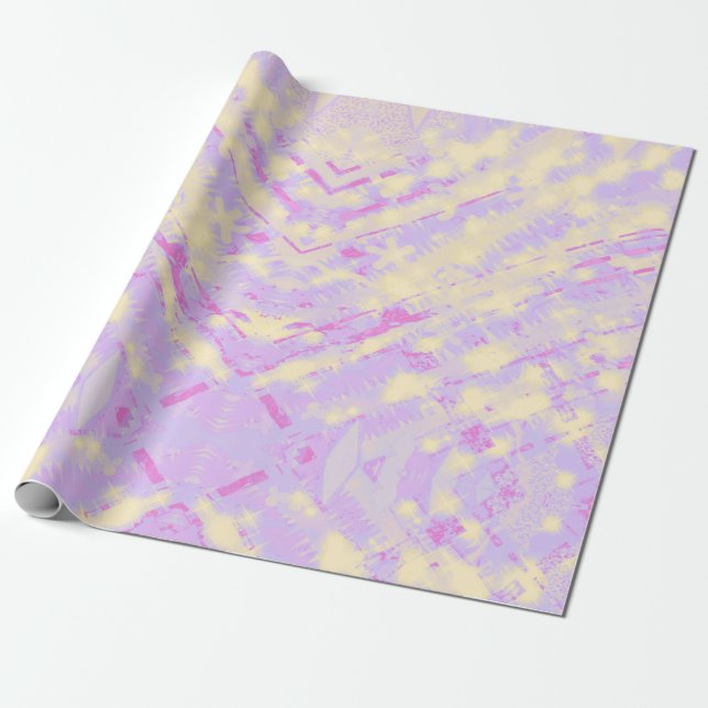 Pretty in Pink Wrapping Paper (Unrolled)