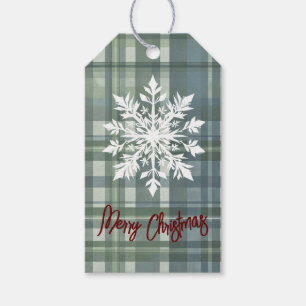 Pretty in plaid Christmas Gift Tag