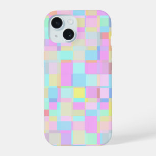 Pretty In Plaid -  Soft Pastel Coloured iPhone 15 Case