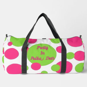 Pretty In Polka Dots Collection - Ladies Duffle Bag