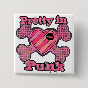 Pretty in Punk 2 Inch Square Button